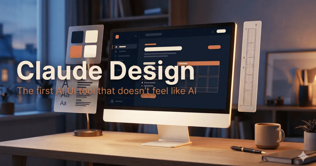 Claude Design — the first AI UI tool that doesn't feel like AI